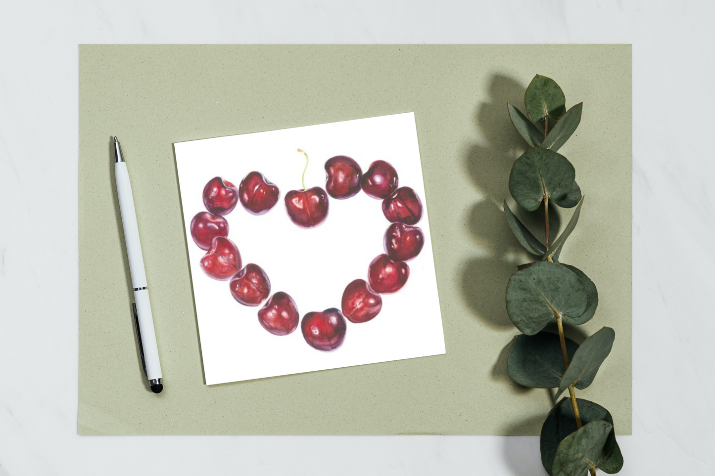 Blackmoor Estate Apples And Cherries Greeting Card Collection