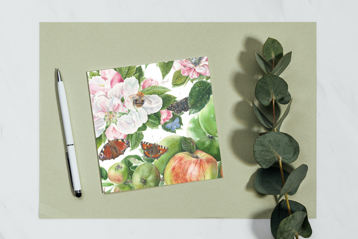 Blackmoor Estate Apples And Cherries Greeting Card Collection